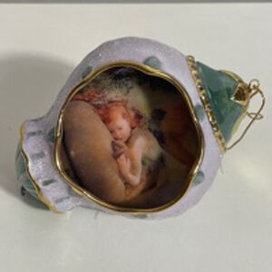 Lisa Jane fairytale Bradley exchange 2001 Ornament Purple Green 38574